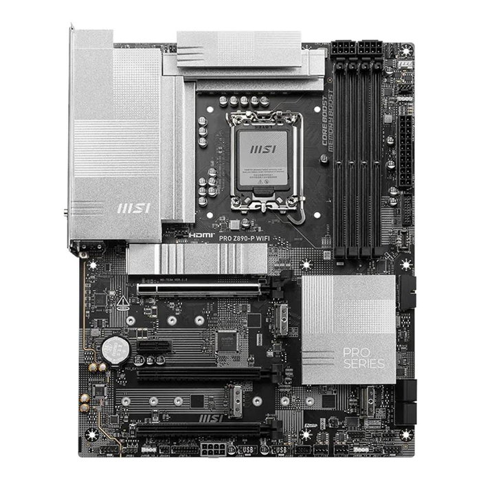 MSI PRO Z890-P WIFI6E DDR5 ATX LGA1851 Carte Mère Intel Z890, Wi-Fi 7, Bluetooth 5.4, Thunderbolt 4, PCIe 5.0 MSI PRO Z890-P WIFI6E DDR5 ATX LGA1851 Carte Mère Intel Z890, Wi-Fi 7, Bluetooth 5.4, Thunderbolt 4, PCIe 5.0
