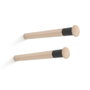 Rei MT390 Support fixe mural pour 1 vélo en bois de hêtre laqué 39cm lot de 2