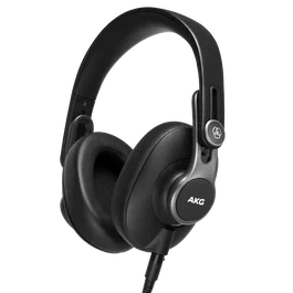 AKG K371 Casque Audio Filaire Circumaural Pliable, Noir, Pour Studio