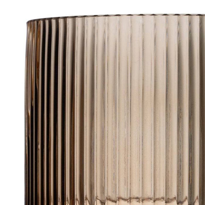 BigBuy Home Vase Marron Verre 15 x 15 x 16 cm