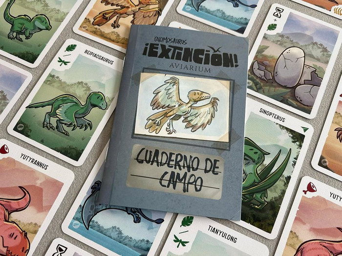Tranjis Games Expansión Extinción: Avarium - Jeu de société en espagnol | 54 cartes, pterosaures & mécaniques aériennes