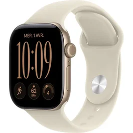 Apple Watch Series 12 GPS + Cellular - 42mm - Aluminium Light Gold - Bracelet Sport Sand S/M