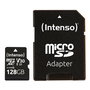 Intenso Tarjeta Memoria Micro SD 128 Go Professionnelle UHS-I Classe 10 V30 + Adaptateur SD