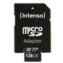 Intenso Tarjeta Memoria Micro SD 128 Go Professionnelle UHS-I Classe 10 V30 + Adaptateur SD