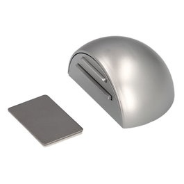 WOLFPACK LINEA PROFESIONAL Butoir de porte adhésif avec aimant, chrome mat