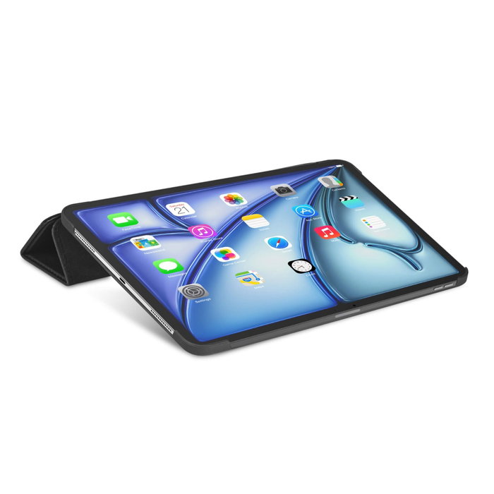 Decoded Coque Textured Silicone Slim Cover pour iPad Air 11'' (M2) - Charcoal