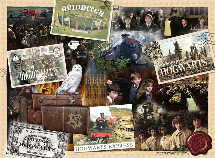 Harry Potter puzzle pour enfants XXL Back at Hogwarts (300 pièces) Harry Potter puzzle pour enfants XXL Back at Hogwarts (300 pièces)