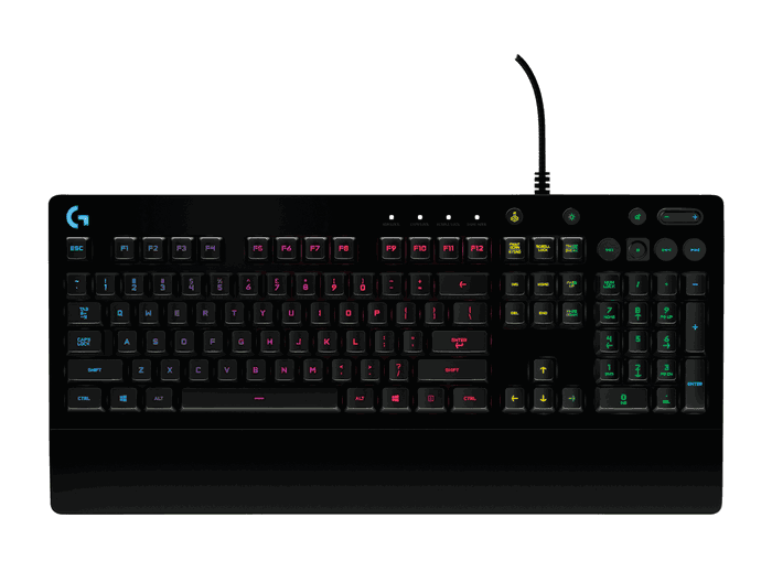 Logitech 920-008087 Clavier Gaming G213 Prodigy Mécanique avec Rétroéclairage RGB - Noir Logitech 920-008087 Clavier Gaming G213 Prodigy Mécanique avec Rétroéclairage RGB - Noir