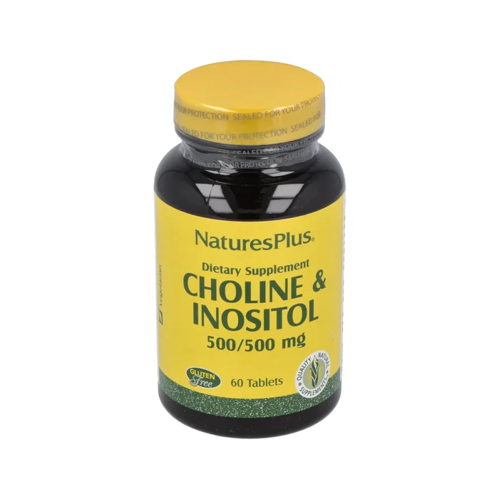 Natures Plus Colina + Inositol 500mg 60 comprimés Natures Plus Colina + Inositol 500mg 60 comprimés