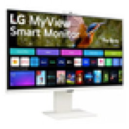 LG 32SR85U-W - Moniteur 32 pouces Noir Modèle 32SR85UW, 4K UHD, HDR 400, AMD FreeSync, HDMI, USB-C