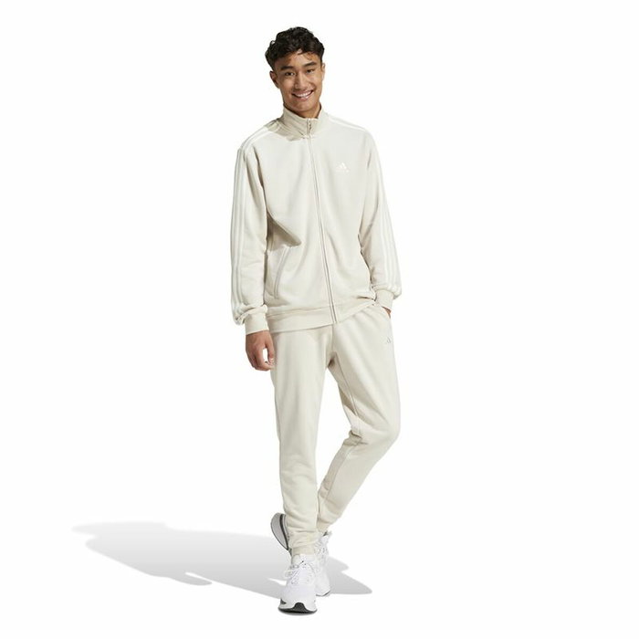 Survêtement pour Adultes Adidas Basic 3S French Terry Homme Survêtement pour Adultes Adidas Basic 3S French Terry Homme