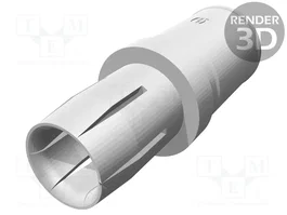 HARTING Contact femelle industriel Han® TC200 argenté
