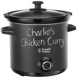 Russell Hobbs Mijoteuse Chalkboard Noir Mat 3,5 L