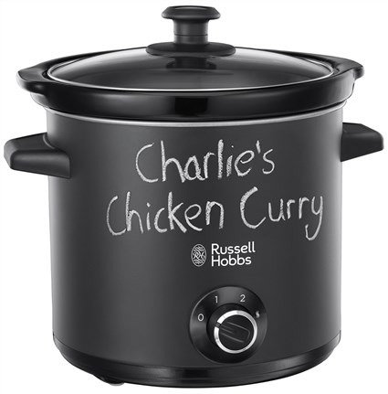 Russell Hobbs 24180-56 Autocuiseur (Mijoteuse) à Cuisson Lente Ardoise - 3,5 Litres