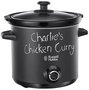 Russell Hobbs 24180-56 Autocuiseur (Mijoteuse) à Cuisson Lente Ardoise - 3,5 Litres