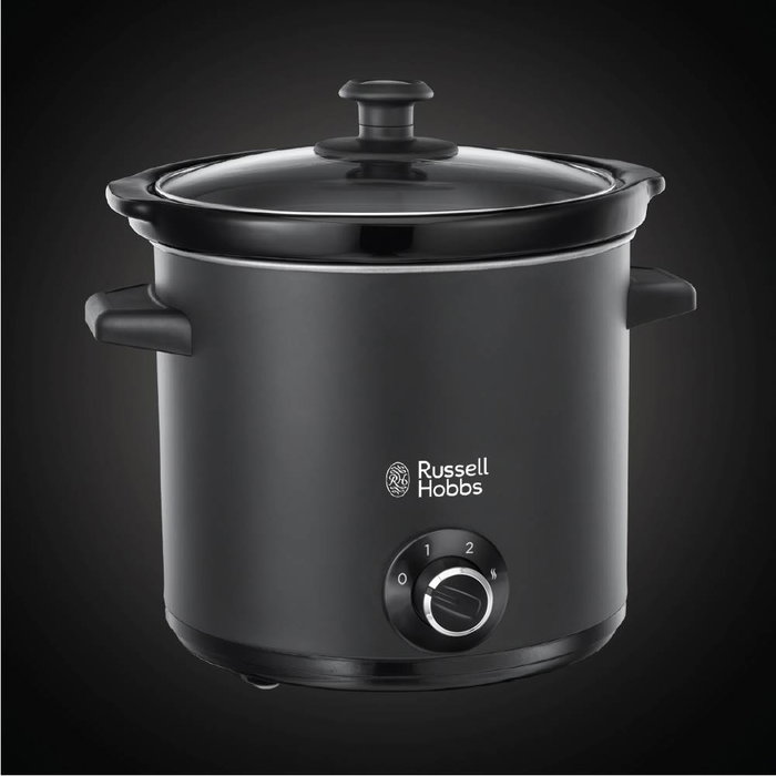 Russell Hobbs 24180-56 Autocuiseur (Mijoteuse) à Cuisson Lente Ardoise - 3,5 Litres