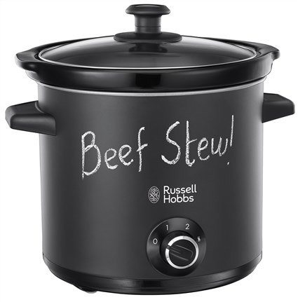 Russell Hobbs 24180-56 Autocuiseur (Mijoteuse) à Cuisson Lente Ardoise - 3,5 Litres