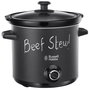Russell Hobbs 24180-56 Autocuiseur (Mijoteuse) à Cuisson Lente Ardoise - 3,5 Litres