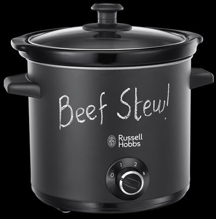 Russell Hobbs 24180-56 Autocuiseur (Mijoteuse) à Cuisson Lente Ardoise - 3,5 Litres