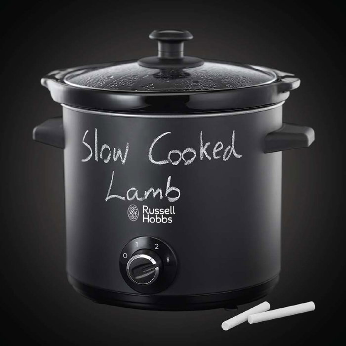 Russell Hobbs 24180-56 Autocuiseur (Mijoteuse) à Cuisson Lente Ardoise - 3,5 Litres
