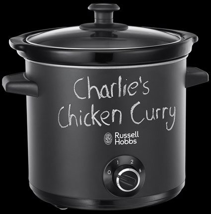 Russell Hobbs 24180-56 Autocuiseur (Mijoteuse) à Cuisson Lente Ardoise - 3,5 Litres