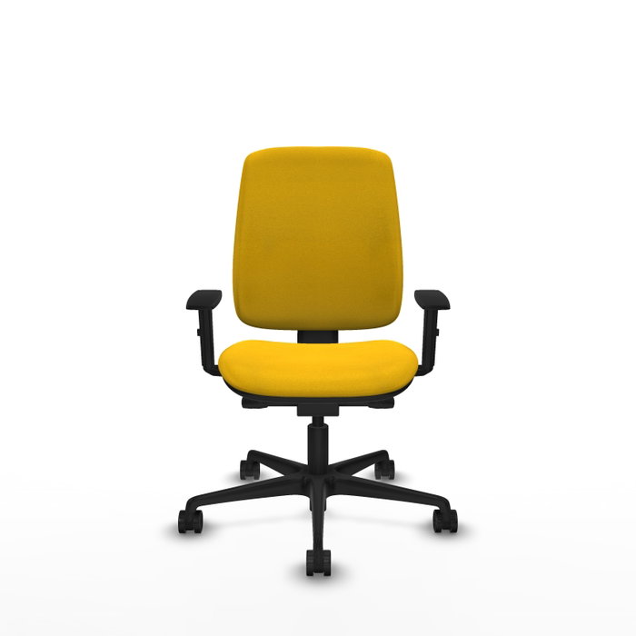 Piqueras y Crespo Chaise de Bureau Alares Jaune
