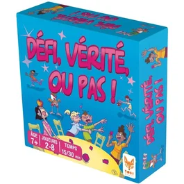 Topi Games Défi, Vérité ou Pas ! Jeu de Société pour Enfants dès 7 Ans, 2 à 8 Joueurs
