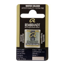 Rembrandt Aquarelle Pastille Gris Davy 748