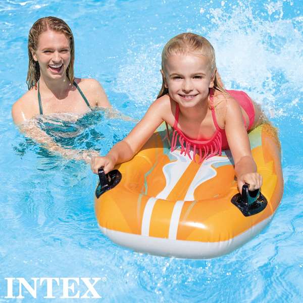 Intex Joy Rider - Planche de surf gonflable avec poignées - 112x62 cm - Modèles assortis