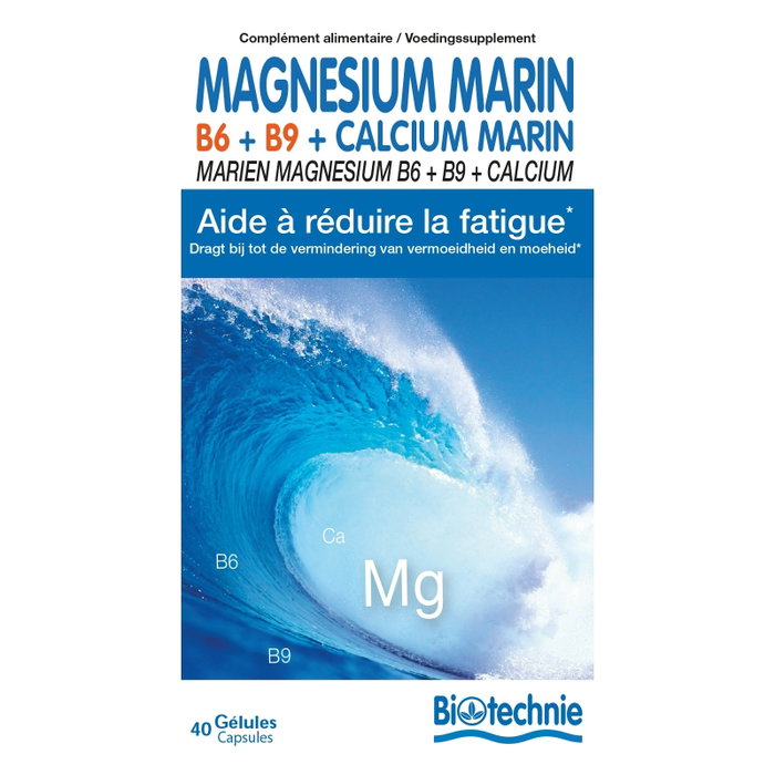 BIOVER MAGNESIO MARINO+B6+B9 40 capsules