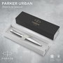 Parker Urban Twist Metro Metallic Stylo à bille M Argent