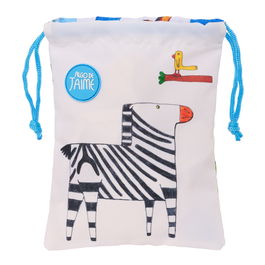 Sac pour snack Algo de Jaime Blanc 20 x 25 x 1 cm Sac