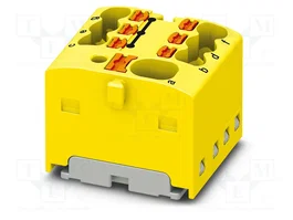 PHOENIX CONTACT PTFIX 4/6X1,5 YE Connecteur pour rail