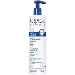 Uriage Bébé 1er Aceite Lavant Calm 500ml, Huile Lavante Apaisante