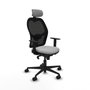 Piqueras y Crespo Chaise de Bureau 1D036N2 Gris clair