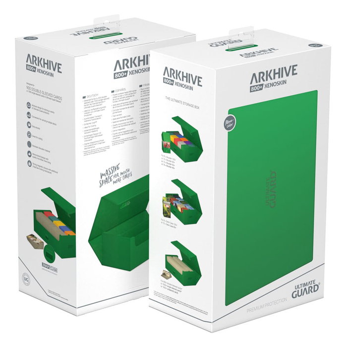 Ultimate Guard Arkhive 800+ XenoSkin Monocolor Vert