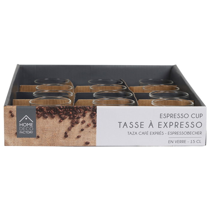 Home Deco Factory Tasse Espresso avec Anse, 80 ml, Couleurs Assorties