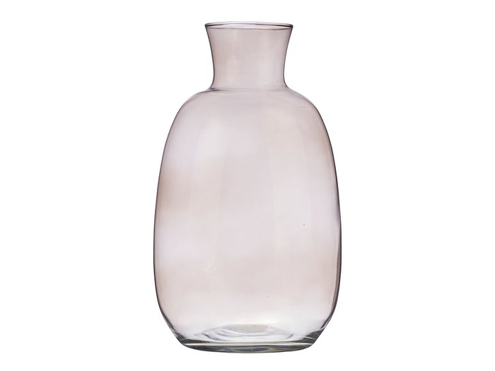 GIFTDECOR Vase en Cristal Gris 37cm