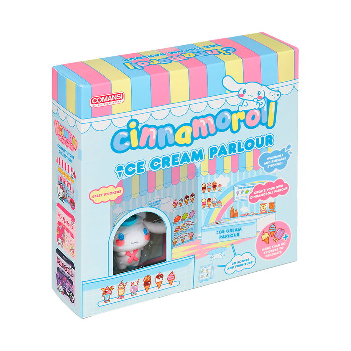 Comansi Hello Kitty – Sticker House Cinnamoroll Ice Cream ST30004 Figurine à décorer avec stickers Comansi Hello Kitty – Sticker House Cinnamoroll Ice Cream ST30004 Figurine à décorer avec stickers