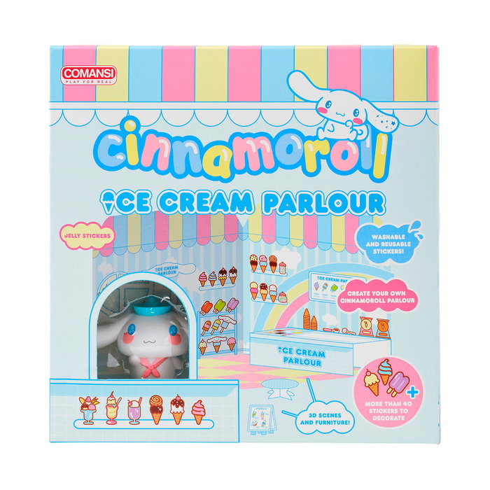 Comansi Hello Kitty – Sticker House Cinnamoroll Ice Cream ST30004 Figurine à décorer avec stickers Comansi Hello Kitty – Sticker House Cinnamoroll Ice Cream ST30004 Figurine à décorer avec stickers
