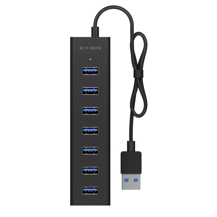 Icy IB-HUB1700-U3 Hub USB 3.0 à 7 ports