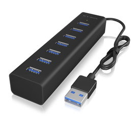 Icy IB-HUB1700-U3 Hub USB 3.0 à 7 ports