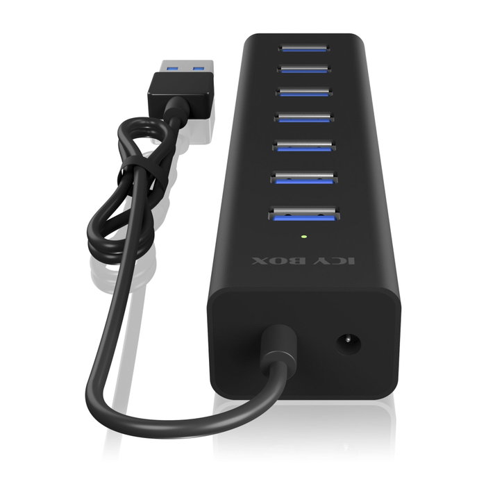 Icy IB-HUB1700-U3 Hub USB 3.0 à 7 ports