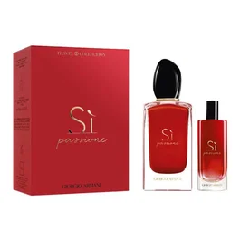Giorgio Armani Set Si Passione, Eau De Parfum pour femme, 100 ml et 15 ml Miniature