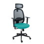 Piqueras y Crespo Silla de oficina Cilanco, Turquoise et Negro