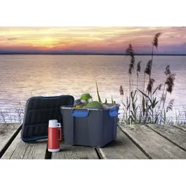 KIS Scuba Box M - Boîte de rangement étanche 45 litres, cadenassable, noir - 49,5 x 39 x 34 cm