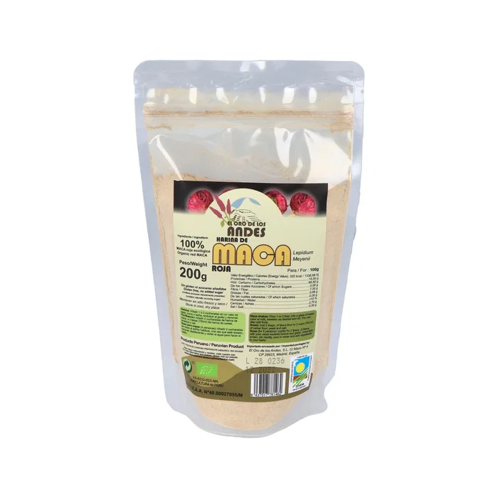 EL ORO DE LOS ANDES Maca rouge biologique 200g EL ORO DE LOS ANDES Maca rouge biologique 200g