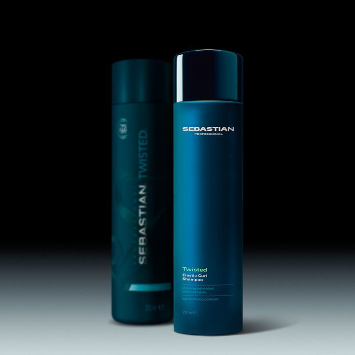 Sebastian Professionals Shampoing Twisted Hydratant Professionnel pour Cheveux Bouclés et Ondulés - Contrôle des Frisottis, Définition des Boucles, 1000 ml