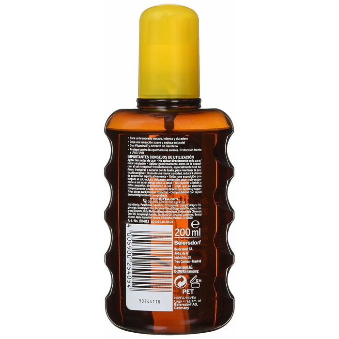 Nivea SUN Huile Solaire Carotte SPF 6 200 ml