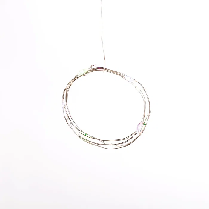 HO Guirnalda LED Intérieure RGB 0,5M pour Décoration - IP20 - Fonctionne avec Piles